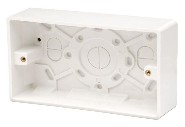 CMA084 - 2 Gang 35mm Deep Pattress Box