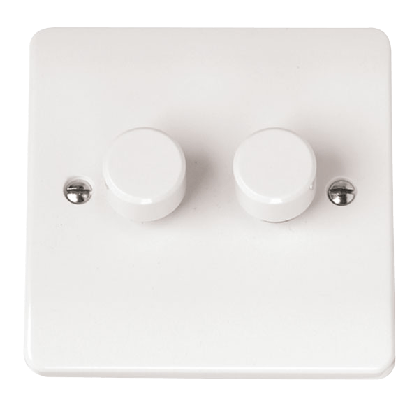 CMA162 - 2 Gang 2W 100W Trailing Edge Dimmer Switch