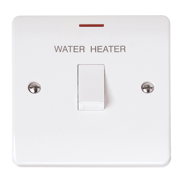 CMA2042 - 20A DP Switch 'Water Heater' With LED