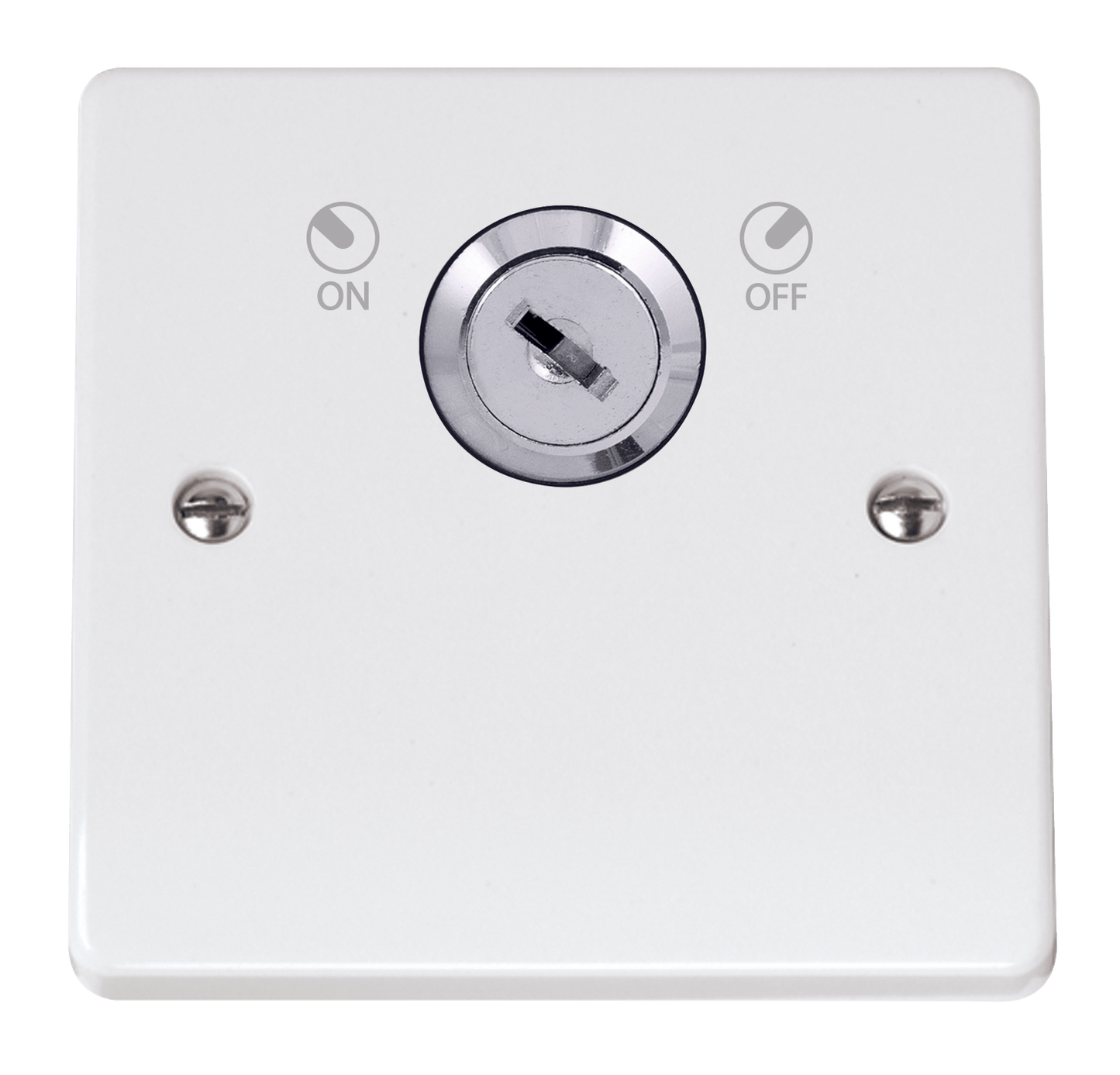 CMA660 - 20A DP 1 Gang Plate Key Lockable Switch