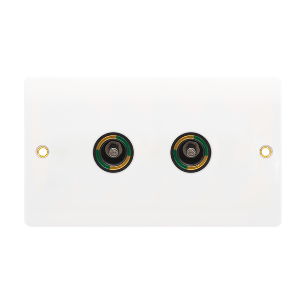 CMAECP2 - 2 Gang Supplementary Equipotential Bonding Connection Point Plate