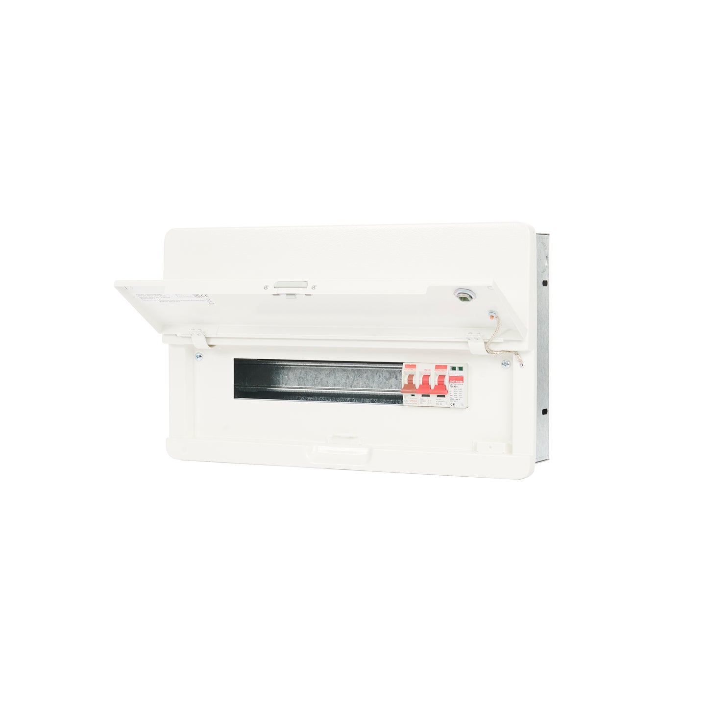 FDD121SPMS - 12Way 100A Flush Mounted Consumer Unit ISO Incomer + SPD
