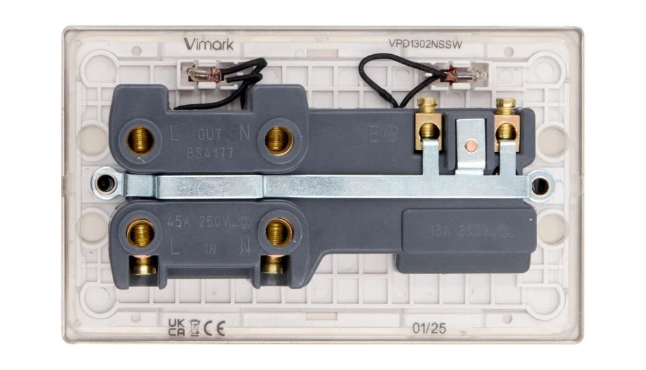 VPD1302NSSW - Pro Décor Cooker Control Unit with Neon Stainless Steel White Insert