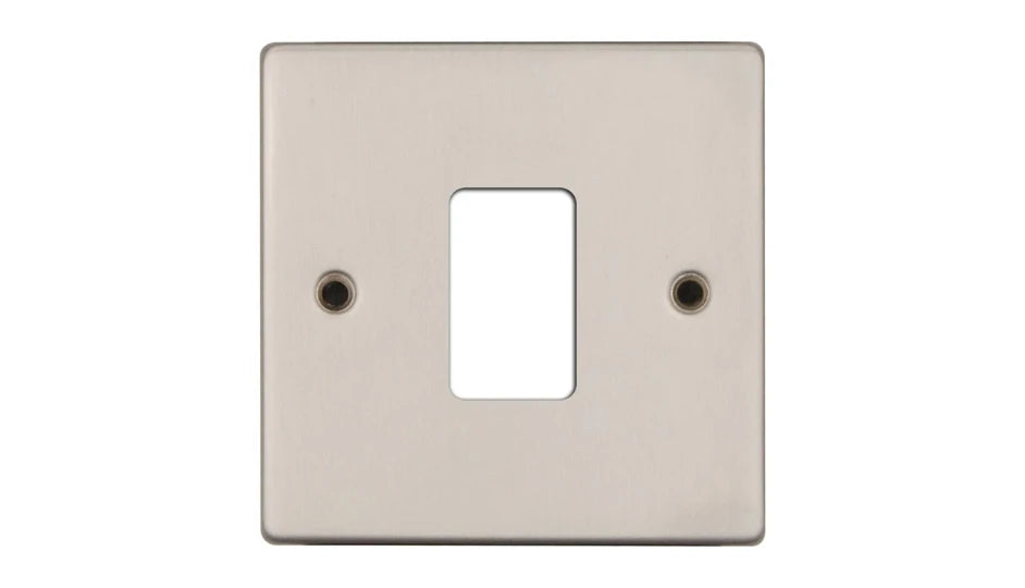 VPD2701SS - Pro Décor 1 Gang Grid Plate Stainless Steel