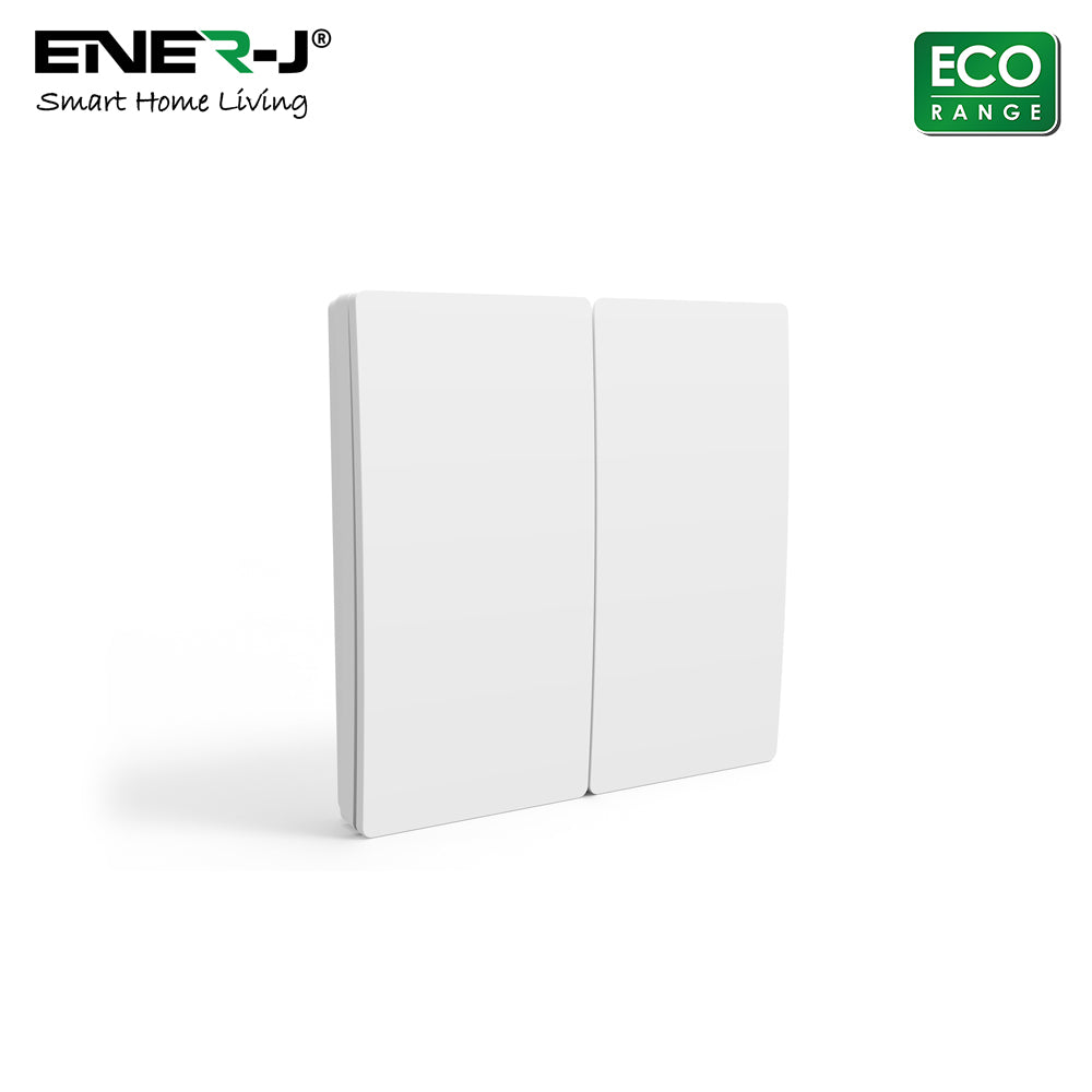 WS1051 - 2 Gang Wireless Kinetic Switch ECO RANGE