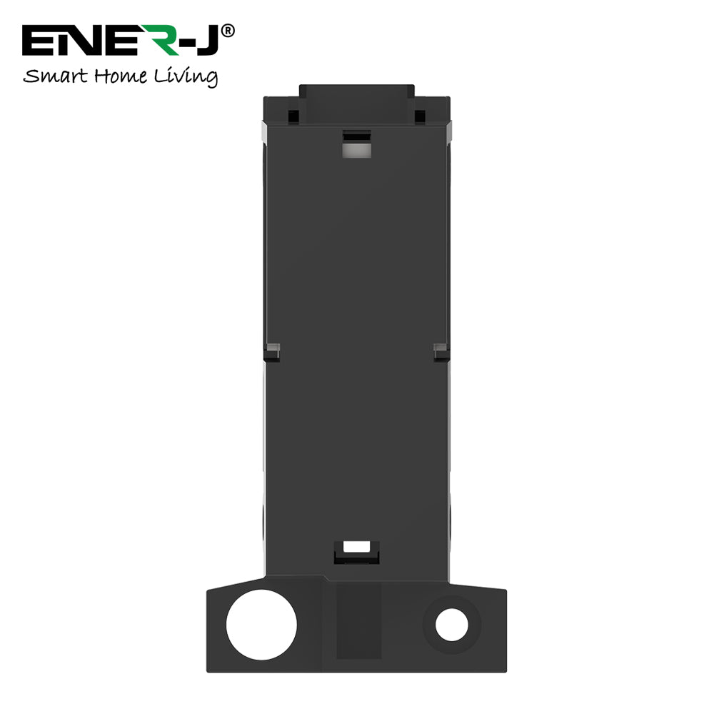 WS1073B - 1 Gang Grid Switch- Black Body