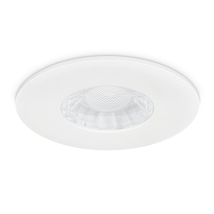 JC1107/WH - White aluminium bezel for use with X50 fire-rated downlight