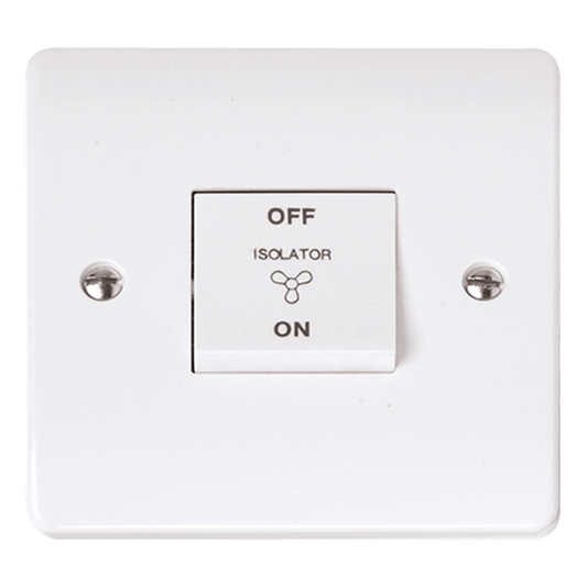 CMA020 - 10A 3 Pole Fan Isolation Plate Switch
