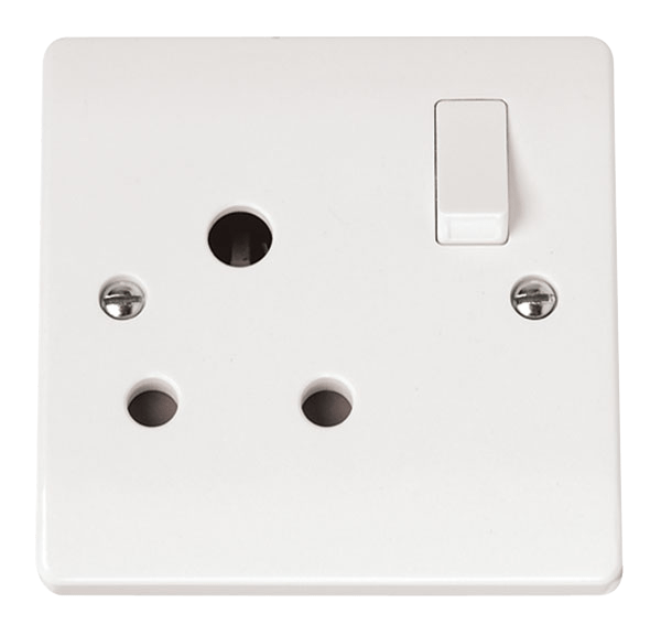 CMA034 - 15A Switched Round Pin Socket Outlet
