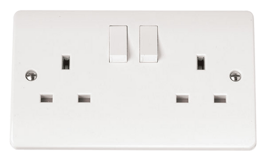 CMA036 - 13A 2 Gang DP Switched Socket Outlet