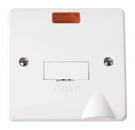 CMA053 - 13A FCU With Neon & Optional Flex Outlet