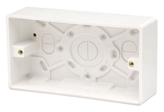 CMA084 - 2 Gang 35mm Deep Pattress Box