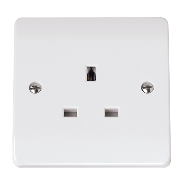 CMA1030 - 13A 1 Gang Unswitched Safety Shutter Socket Outlet