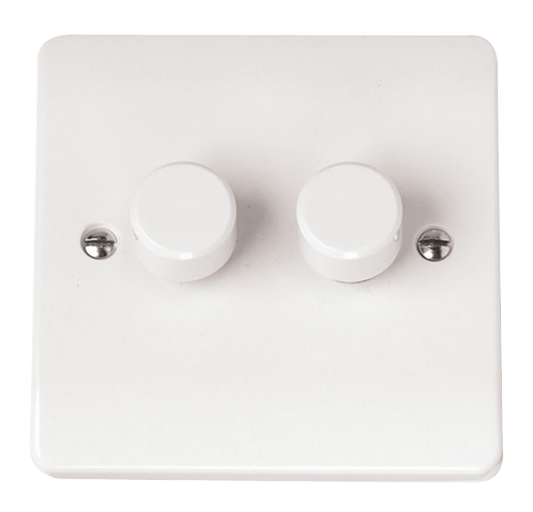 CMA162 - 2 Gang 2W 100W Trailing Edge Dimmer Switch