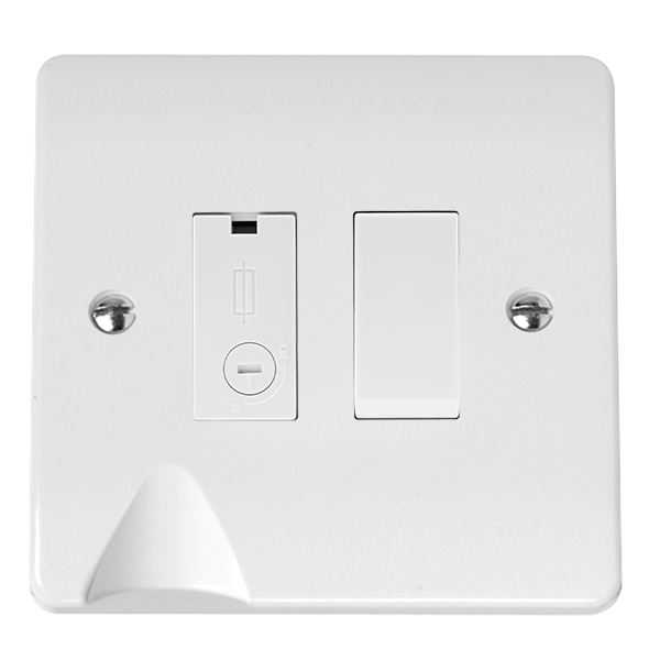 CMA2051 - 13A DP Switched Lockable Fused Connection Unit With Optional Flex Outlet