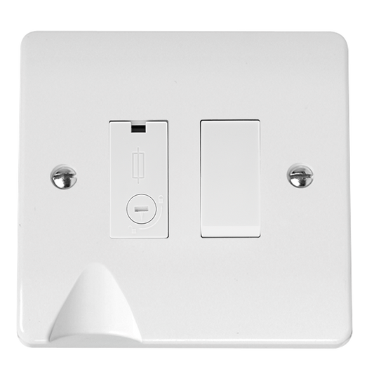 CMA2051 - 13A DP Switched Lockable Fused Connection Unit With Optional Flex Outlet