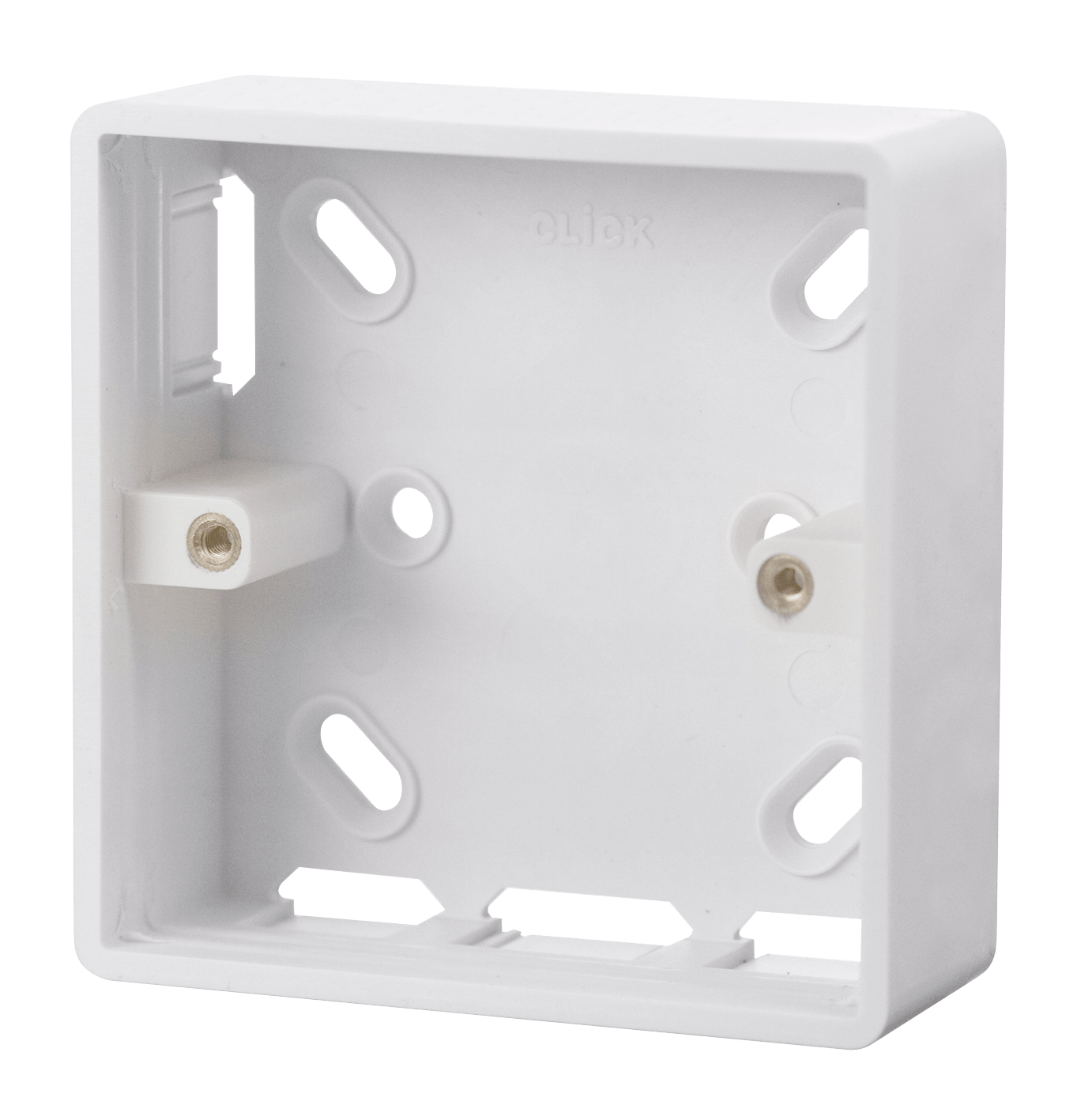 CMA230 - 1 Gang 29mm Deep PVC Pattress Box - Trunking