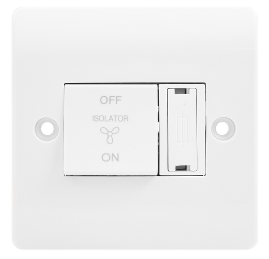 CMA3020 - 10A 3 Pole Fan Isolation Plate Switch With 3A Fuse