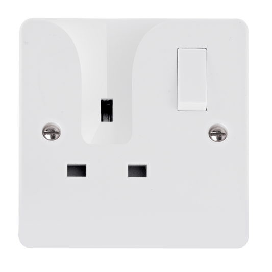 CMA735 - 13A 1 Gang DP Switched Locating Plug Socket