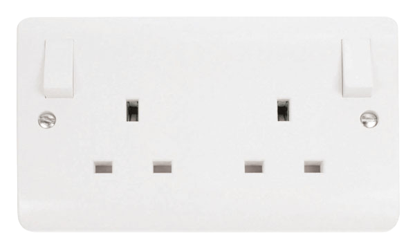 CMA836 - 13A 2 Gang DP Switched Socket Outlet