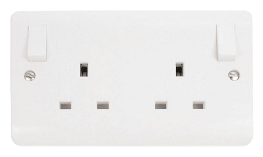 CMA836 - 13A 2 Gang DP Switched Socket Outlet