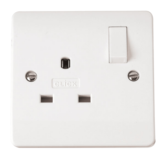 CMA935 - 13A 1 Gang DP Switched Non-Standard Socket Outlet