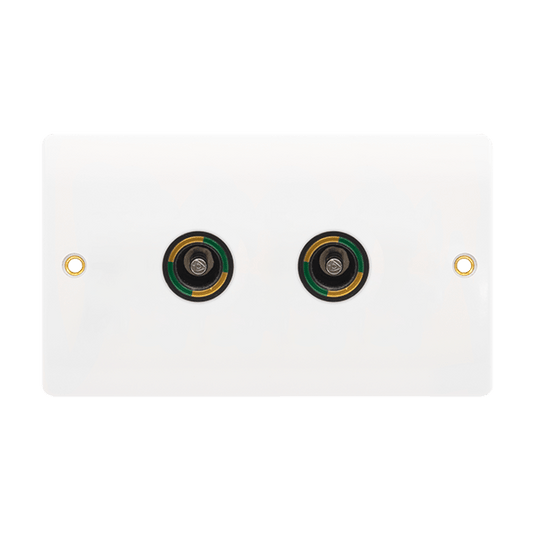 CMAECP2 - 2 Gang Supplementary Equipotential Bonding Connection Point Plate
