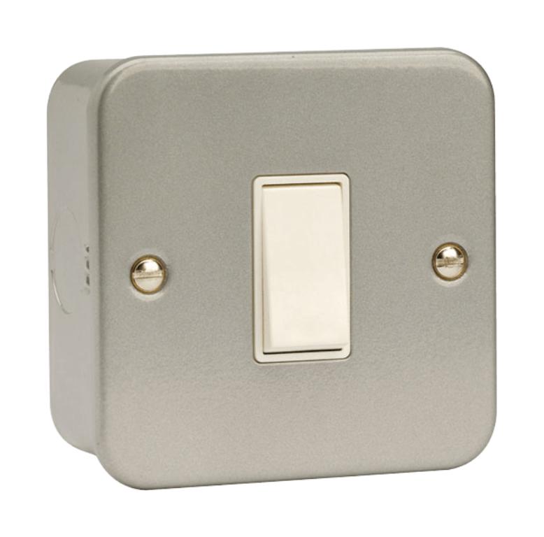 CL011 - Click Metal Clad 10 Amp 1 Gang 2 Way Switch
