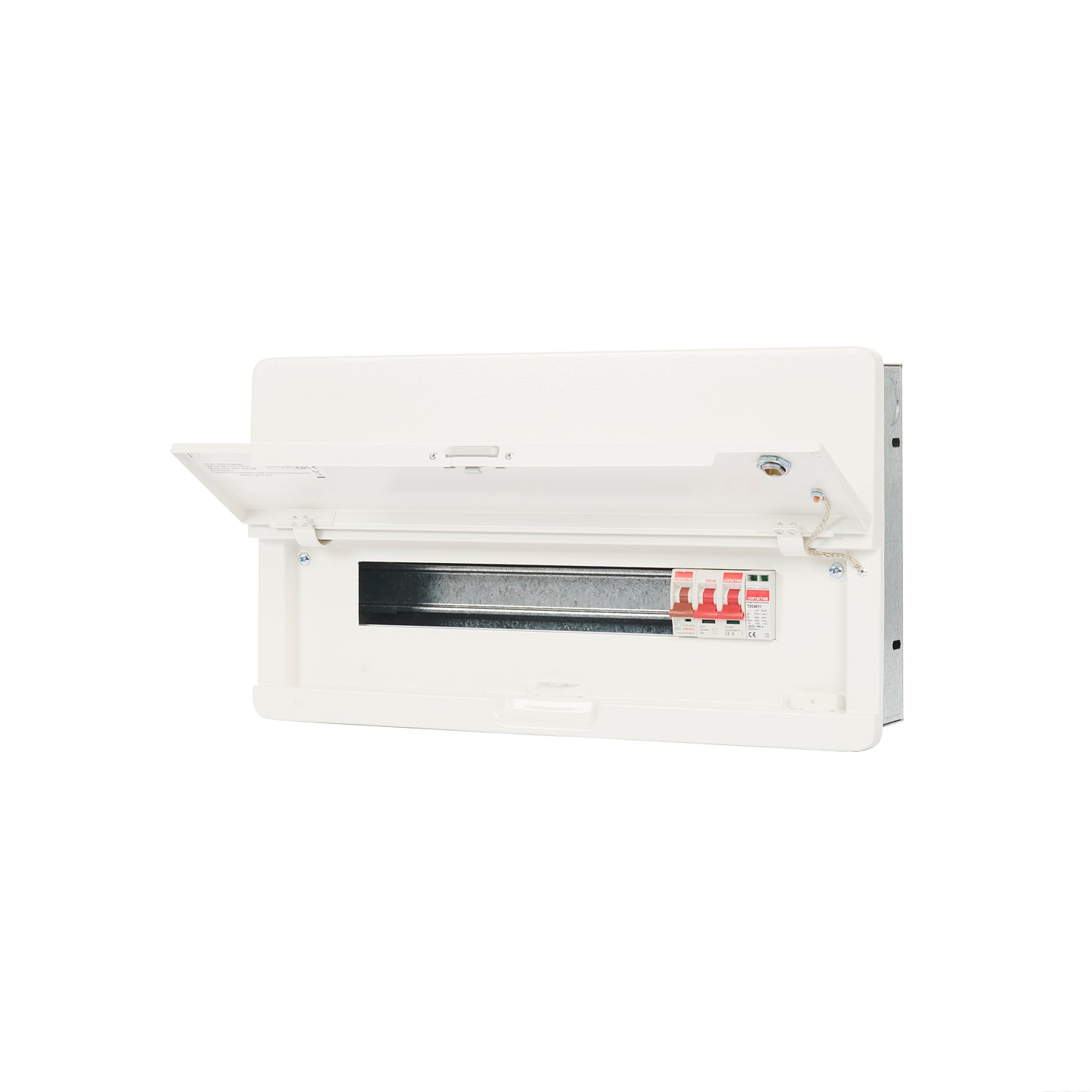FDD141SPMS - 14Way 100A Flush Mounted Consumer Unit ISO Incomer + SPD