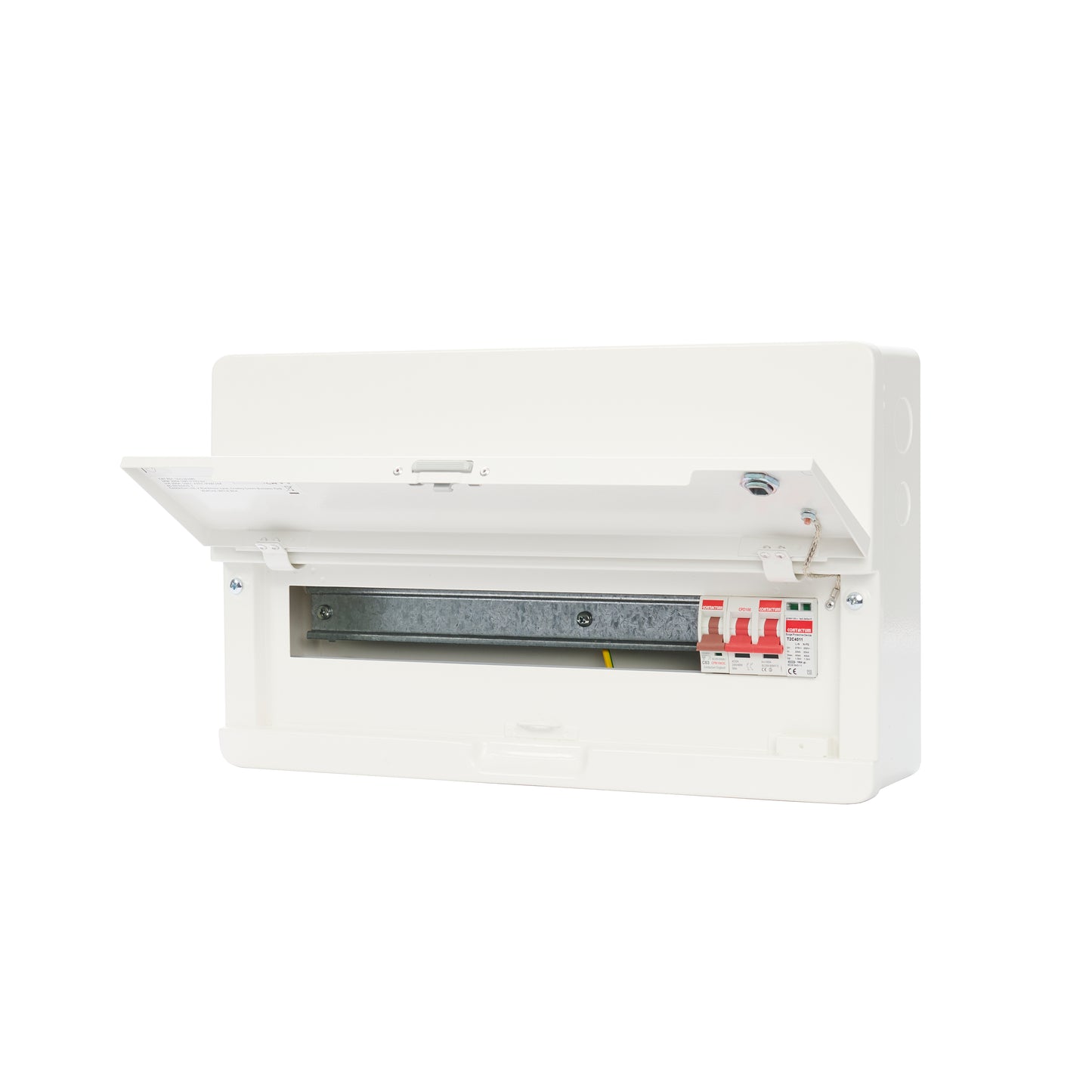 SDD161SPMS - 16Way 100A Surface Mounted Consumer Unit ISO Incomer + SPD