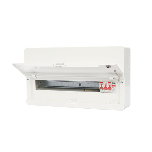 FDD161SPMS - 16Way 100A Flush Mounted Consumer Unit ISO Incomer + SPD