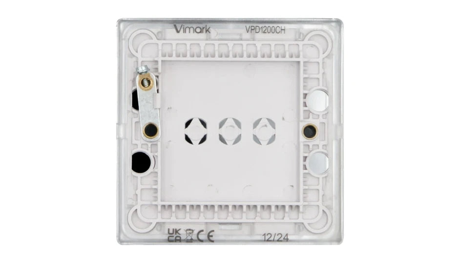 VPD1200CH - Pro Décor 1 Gang Blank Plate Chrome