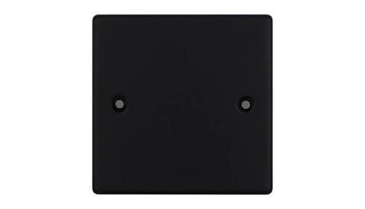 VPD1200MB - Pro Décor 1 Gang Blank Plate Matt Black