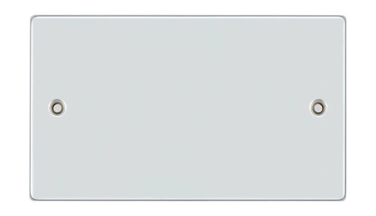 VPD1201CH - Pro Décor 2 Gang Blank Plate Chrome