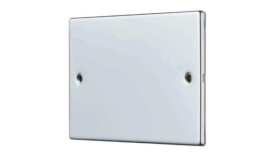 VPD1201CH - Pro Décor 2 Gang Blank Plate Chrome