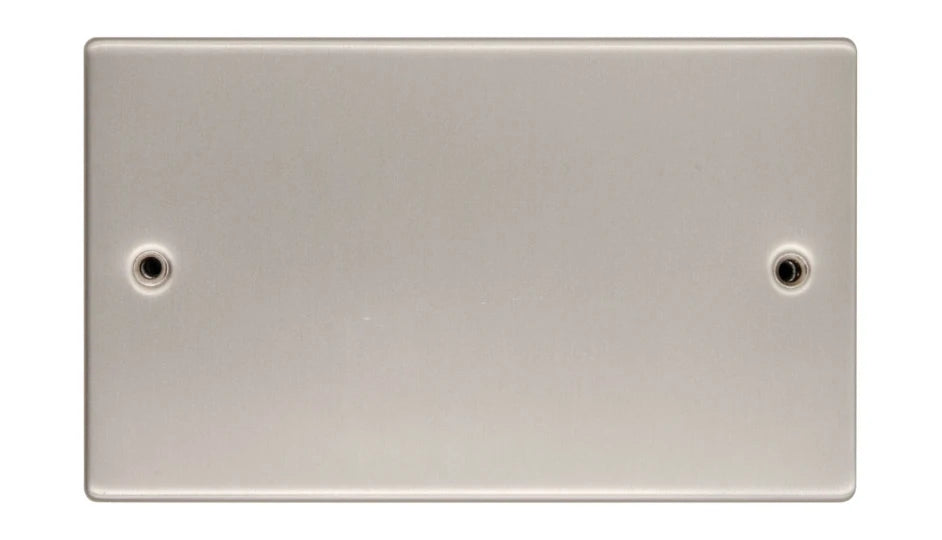 VPD1201SS - Pro Décor 2 Gang Blank Plate Stainless Steel