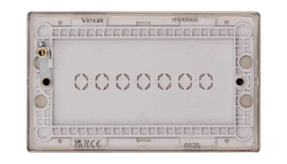 VPD1201SS - Pro Décor 2 Gang Blank Plate Stainless Steel