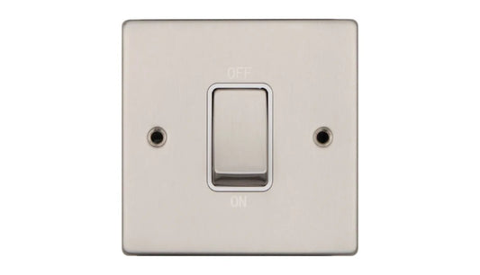 VPD1300SSW - Pro Décor 50A DP Switch Stainless Steel White Insert
