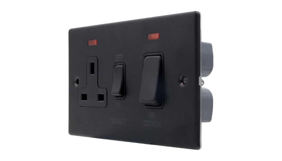 VPD1302NMBB - Pro Décor Cooker Control Unit with Neon Matt Black