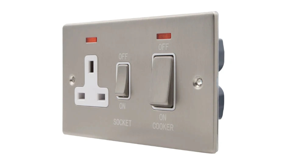 VPD1302NSSW - Pro Décor Cooker Control Unit with Neon Stainless Steel White Insert