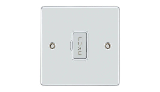 VPD1360CHW - Pro Décor 13A Unswitched Spur Chrome White Insert