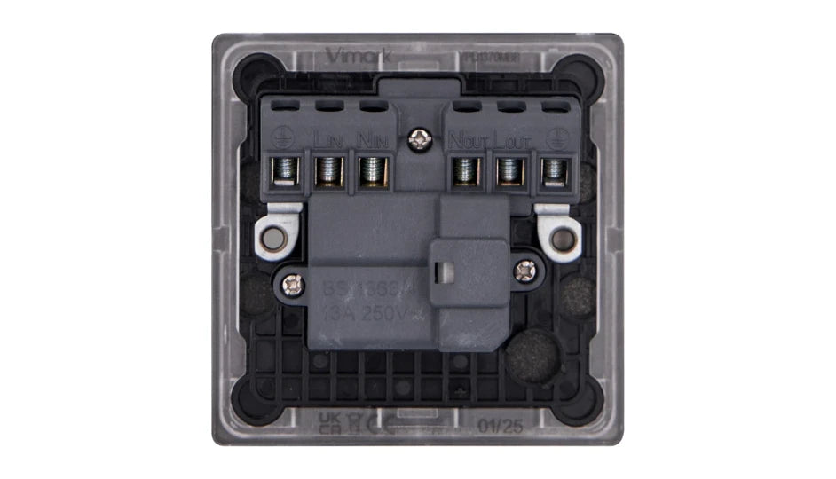 VPD1370MBB - Pro Décor 13A Switched Spur Matt Black