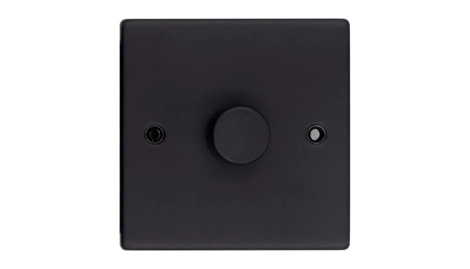 VPD1414MB - Pro Décor 1 Gang 250W Universal Dimmer Matt Black