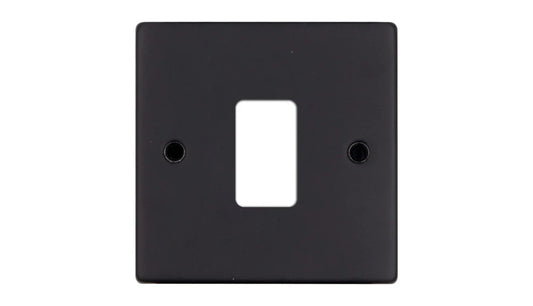 VPD2701MB - Pro Décor 1 Gang Grid Plate Matt Black