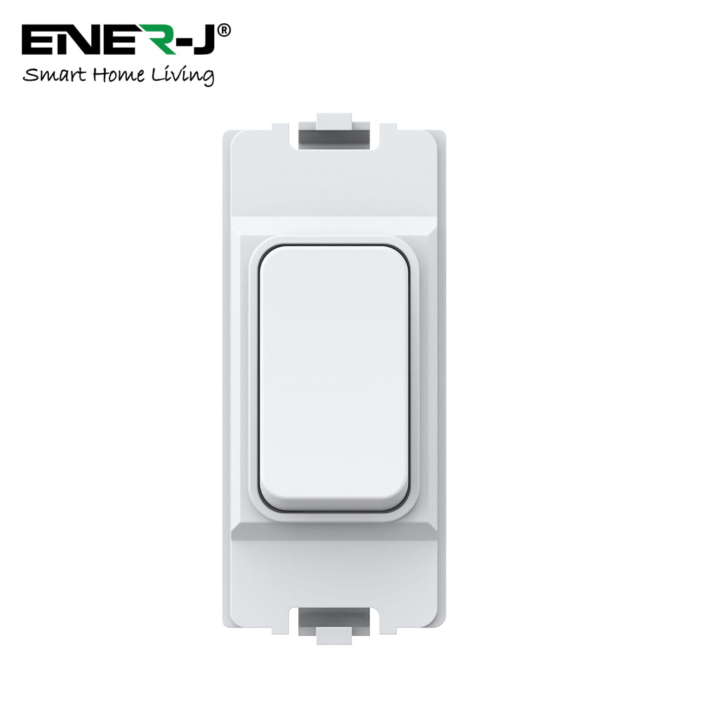 WS1010 - 1 Gang Grid Switch LOGIC STYLE WHITE