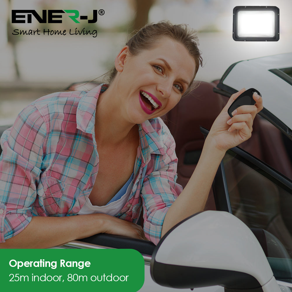 WS1036X - 1 Gang Wireless Kinetic FOB Light Switch IP56 Waterproof No Battery or Power Source