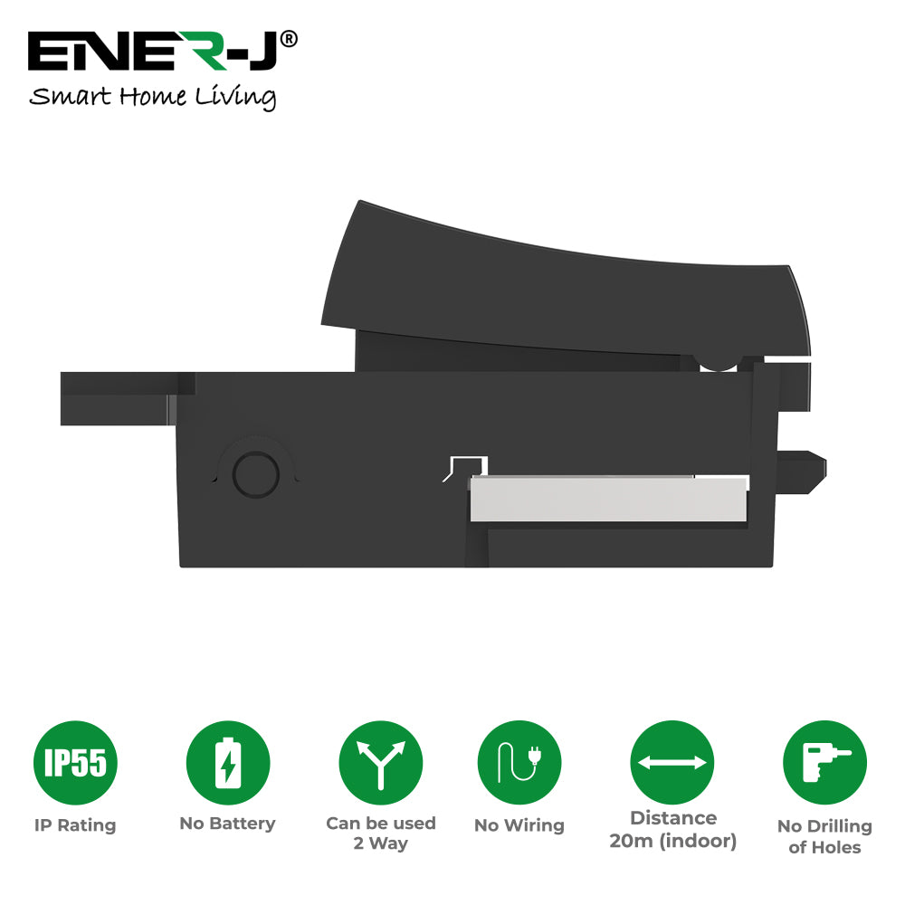 WS1073B - 1 Gang Grid Switch- Black Body