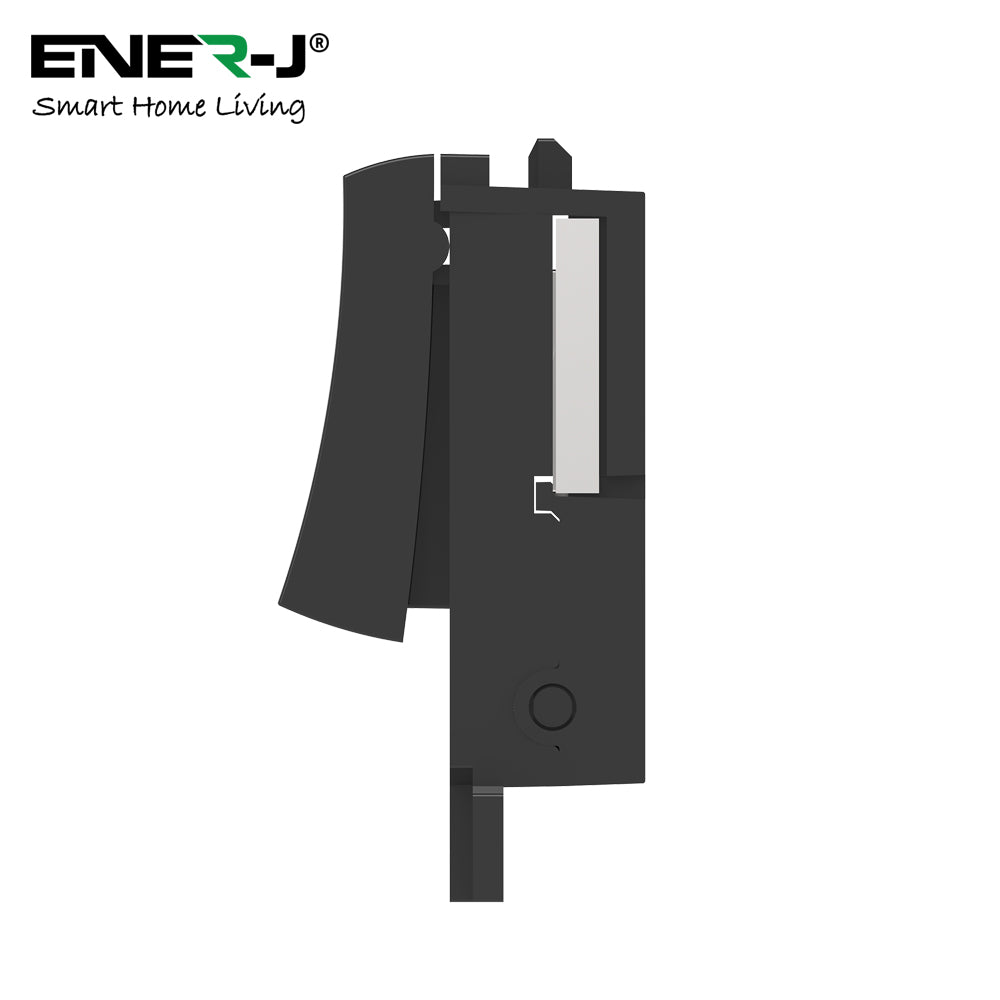 WS1073B - 1 Gang Grid Switch- Black Body